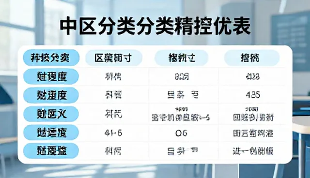行业分类信息性能优化选型关注点