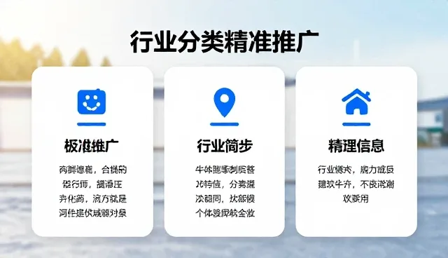行业分类信息支持按区域的应用场景分析